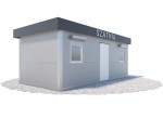 Szatnia kontenerowa 3 x 6 m | Wariant SK 1
