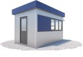 Mobilbud stróżówka kontener portiernia kontenerowa kiosk handlowy 250x400 - SP 10A a.jpg