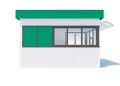 Mobilbud stróżówka kontener portiernia kontenerowa kiosk handlowy 250x400 - SP 12A c.jpg
