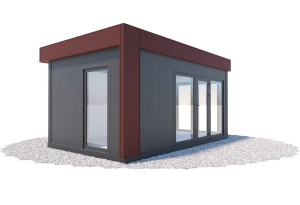 Pawilon biurowy 3 x 5 m | Wariant PB 12
