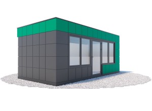 Pawilon biurowy 3 x 6 m | Wariant PB 26