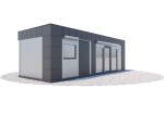Pawilon handlowy 3 x 8 m | Wariant PH 25B