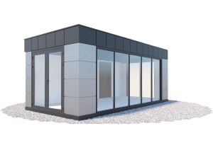 Pawilon wystawowy (showroom) 3 x 6 m | Wariant PW 2