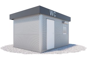 Pawilon sanitarny (kontener WC) 3 x 4 m | Wariant WC 1