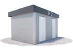 Pawilon sanitarny (kontener WC) 3 x 4 m | Wariant WC 2