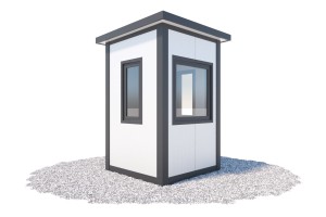 Budka wartownicza 1,5 x 1,5 m | Wariant BW 1A