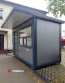 Mobilbud - stróżówka - baza wariant MS17 - przykład realizacji - inna kolorystyka i układ okien.jpg